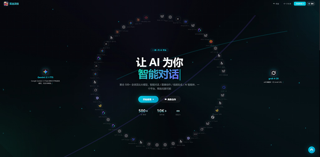 多类型 AI 内容创作应用展示